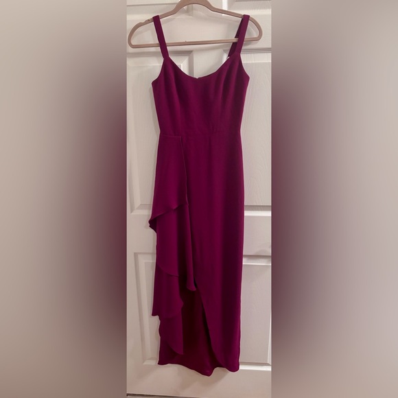 Dress the Population Cora Waterfall Crepe Dress - Picture 3 of 4